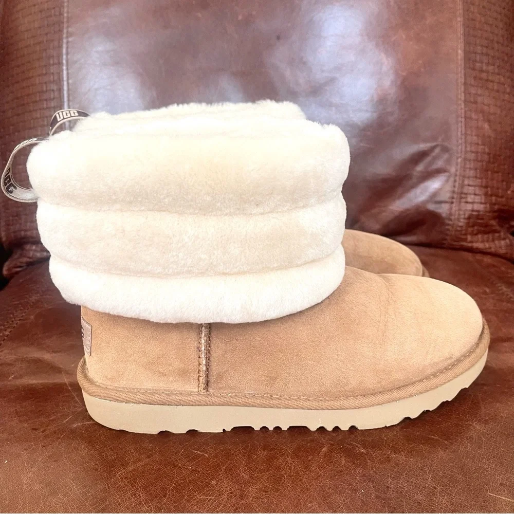 UGG Fluff Mini Quilted Boots - Picture 4 of 16